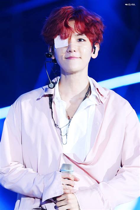 exo s baekhyun shows fans nothing will stop him from