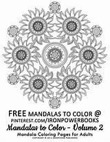 Coloring Pages Mandala Mandalas Relaxation Printable Color Adults sketch template