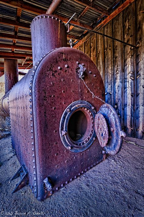rusty furnace hdr style jason p odell photography