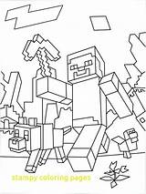 Coloring Stampy Minecraft Pages Getcolorings sketch template