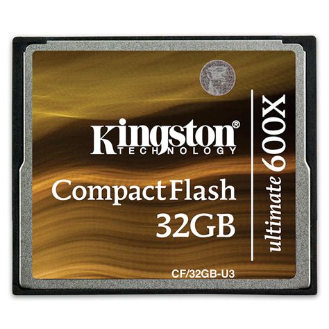 kingston ultimate compactflash cf memory card 32gb 600x qualith