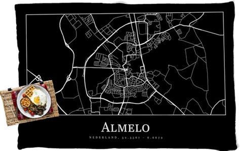 picknickkleed buitenkleed plattegrond almelo stadskaart kaart vloerkleed bolcom