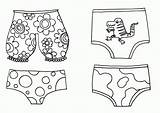 Underpants Coloringhome sketch template