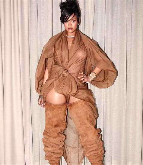 rihanna nipples exposed in see through clothes scandal planet