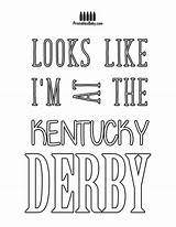 Derby Kentucky Coloring Pages Printables Getcolorings Printable Color sketch template