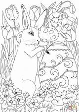 Rabbit Sheets Supercoloring Hase Kaninchen Ausmalbilder Ostern Ein Ihm Anderer Häschen Darüber Denken Lieben Gesellschaft sketch template