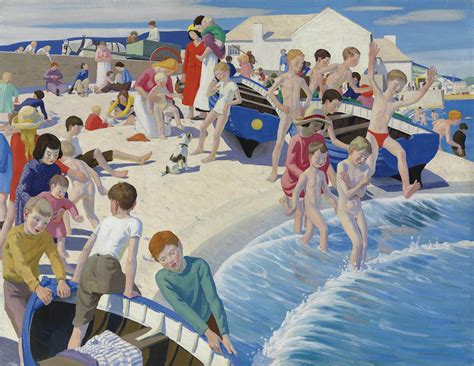 Ernest Procter A R A 1886 1935 On The Beach At Newlyn Christie S
