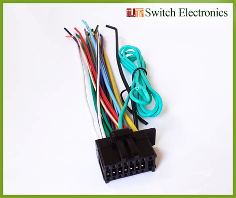 pin auto stereo wiring harness connector  pioneer avh bt avh bt ebay
