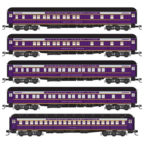 Micro Trains N Scale 993 02 080 Heavyweight Passenger 5 Car Set N