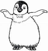 Penguins Pinguin Pinguim Ausmalbilder Kostenlos Pinguins Ausdrucken Rockhopper Dieren Topkleurplaat Clipartmag Cool2bkids Pinguïns sketch template