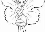 Coloring Pages Barbie Thumbelina Coloring4free Printable Category sketch template