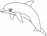 Lumba Mewarnai Putih Sketsa Hewan Dolphin Binatang Ikan Belajar Paud Gajah Singa Animal Dahan sketch template