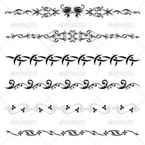 Artistic Bands Vector Pack Armband Tattoo Design Arm Band Tattoo