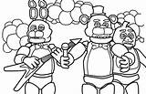 Coloring Pages Chica Fnaf Freddy Nights Five Getdrawings sketch template