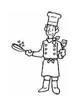 Chef Coloring Pages Chefs sketch template