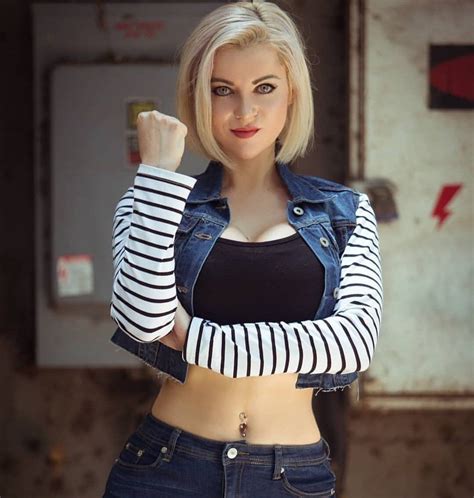 Cosplay Casual Anime Cosplay Chica Alien Android 18 Cosplay Sweet