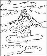 Coloring Jesus Ascension Heaven Pages Christ Mercy Real Drawing Divine Ascends Kids Getdrawings Popular Paintingvalley Familyholiday Children Related sketch template