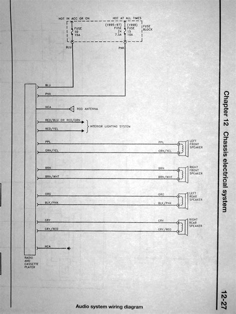 nissan frontier brake light wiring diagram circuit diagram