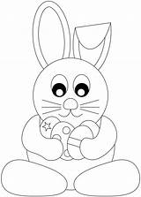 Coloring Bunny Easter Pages Print Cute Color Easy Printable Face Drawing Realistic Template Knuffle Rabbit Kids Stencil Draw Playboy Cartoon sketch template