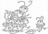 Coloring Life Pages Bug Bugs Print Color Cartoon Kids sketch template