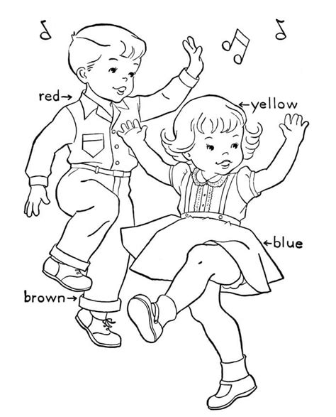 hip hop dance coloring page  printable coloring pages  kids