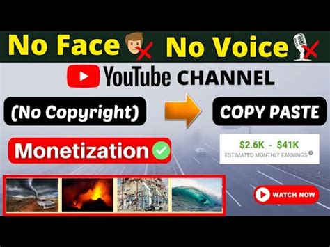 faceless youtube channel earn   month  money  nature