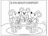 Regole Colorare Disegni Infanzia Creativi Lavoretti Topolini sketch template