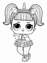 Lol Dolls Coloring Pages Girls Printable sketch template