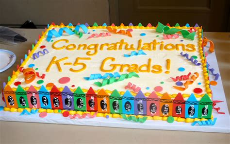 crayon cake    kindergarten graduation white buttermilk cake  vanillaalmond