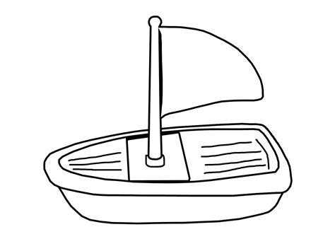 boat template clipart