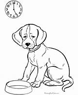 Coloring Pages Printable Dog Dogs Print Book Color Kids Animal Printing Help sketch template