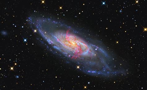 Messier 106 Amateur And Professional Astronomers Join Together To Peer