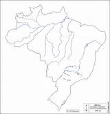 Brazil States Outline Map Blank Do Names Maps Conditions Carte Bresil America Coasts sketch template