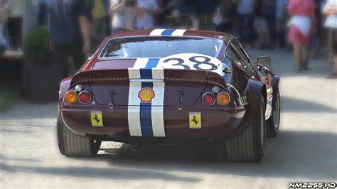 ferrari  gtb nart daytona  engine start