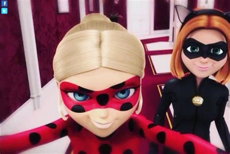 Chloe And Sabrina Dressed As Ladybug And Chat Noir