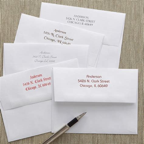 custom printed greeting card envelopes