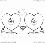 Queen King Holding Cartoon Card Hands Clipart Mascots Suit Heart Coloring Cory Thoman Outlined Vector Drawing 2021 Getdrawings Clipartof sketch template