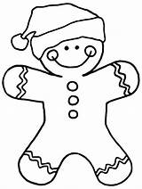 Gingerbread Man Christmas Men Coloring Template Drawing Pages Digital Stamp Crafts Printables Printable Clipart Templates Cutout Cookies Stamps Worksheets Sheets sketch template