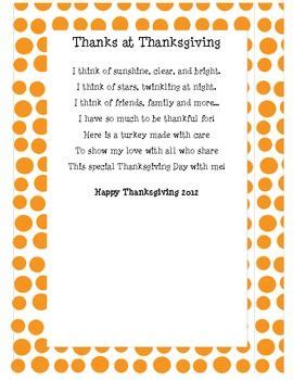 thanksgiving poem turkey handprint craftivity thanksgiving poems