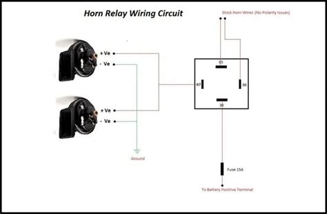 pin horn relay wiring diagram