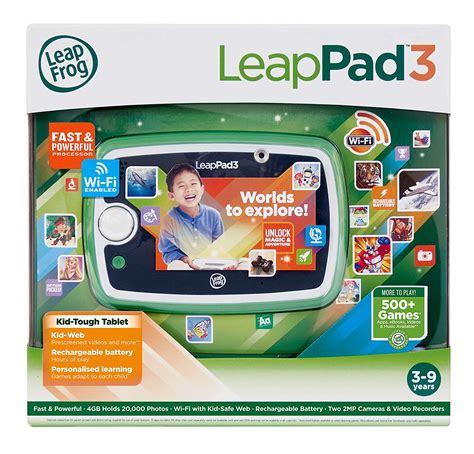leapfrog leappad  learning tablet green toptoy