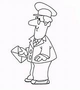 Postman Pat Pages Colouring sketch template