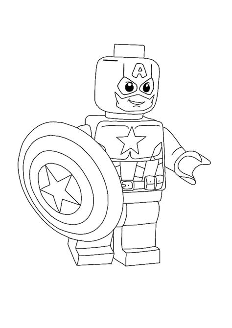 lego captain america coloring page captain america coloring pages