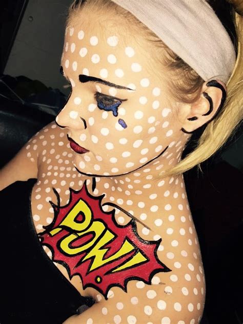 Pop Art Face Paint By Chimychimera On Deviantart