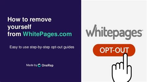opt   white pagescom  guide