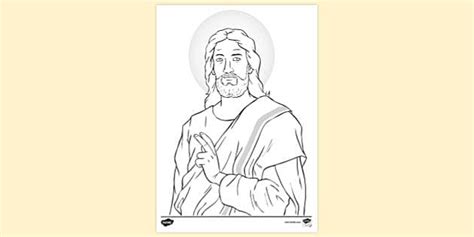 printable jesus colouring page colouring sheets