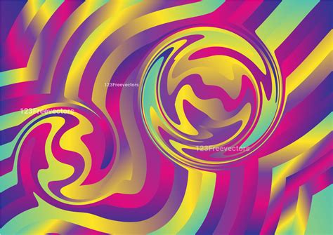 pink blue  yellow liquid color curvature ripple lines background image