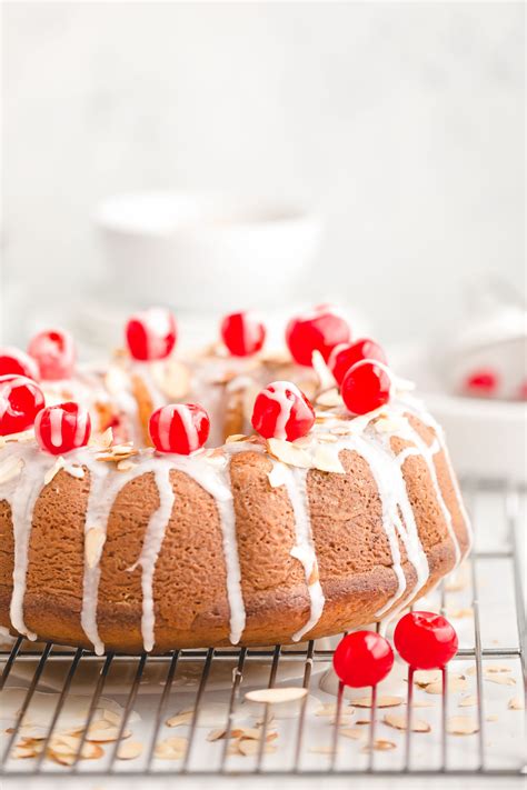 easy cherry almond bundt cake andie mitchell recipe cherry cake