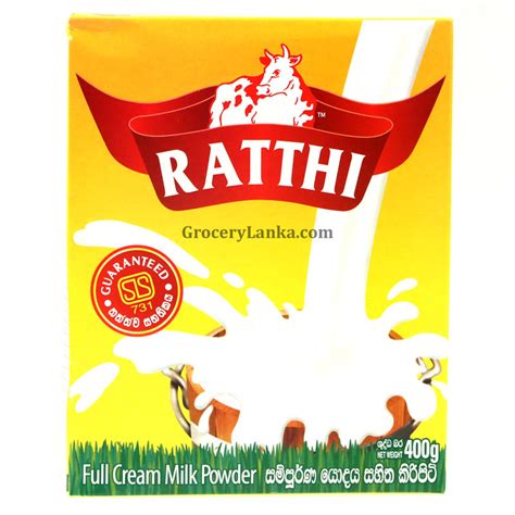 ratthi full cream milk powder  grocerylanka