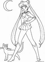 Sailor Prinzessin Effortfulg Mewarnai Serenity Malvorlagen sketch template